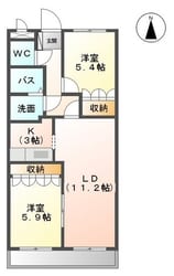 阿漕駅 徒歩32分 2階の物件間取画像